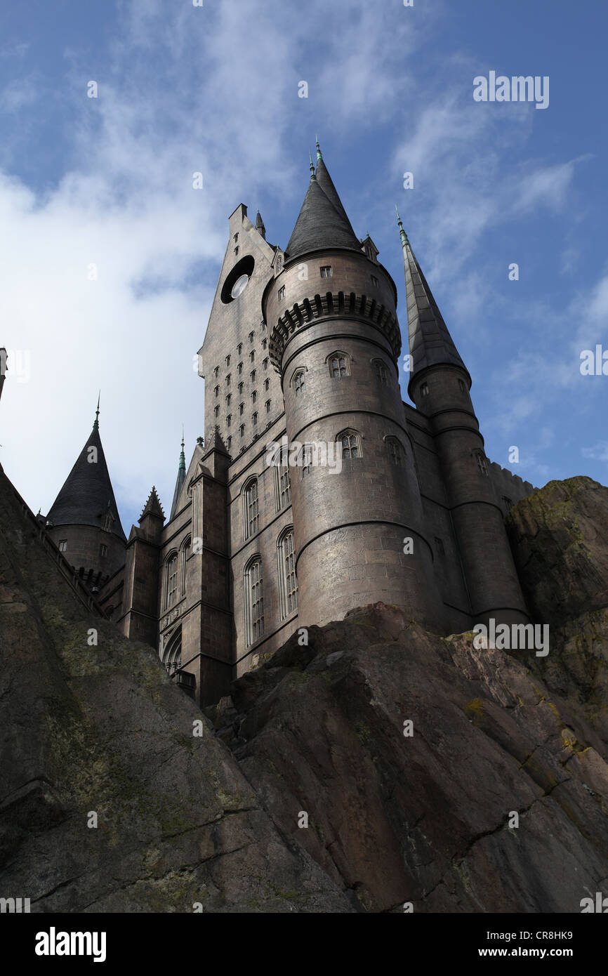 Hogwarts in den Universal Studios Stockfoto