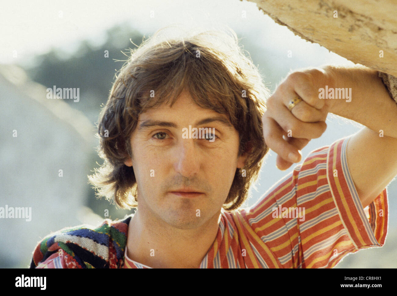 Denny Laine die ehemaligen Flügel und Moody Blues-Gitarrist, lebt heute in USA. Stockfoto