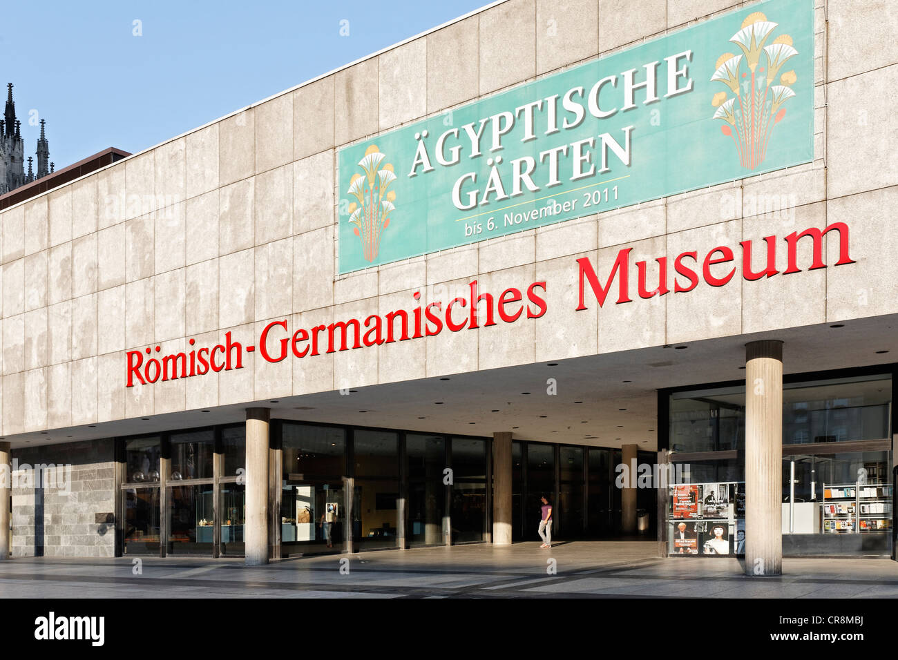 Roemisch Germanisches Museum oder römisch-germanischen Museums, Roncalli-Platz square, Köln, Nordrhein-Westfalen, Deutschland, Europa Stockfoto