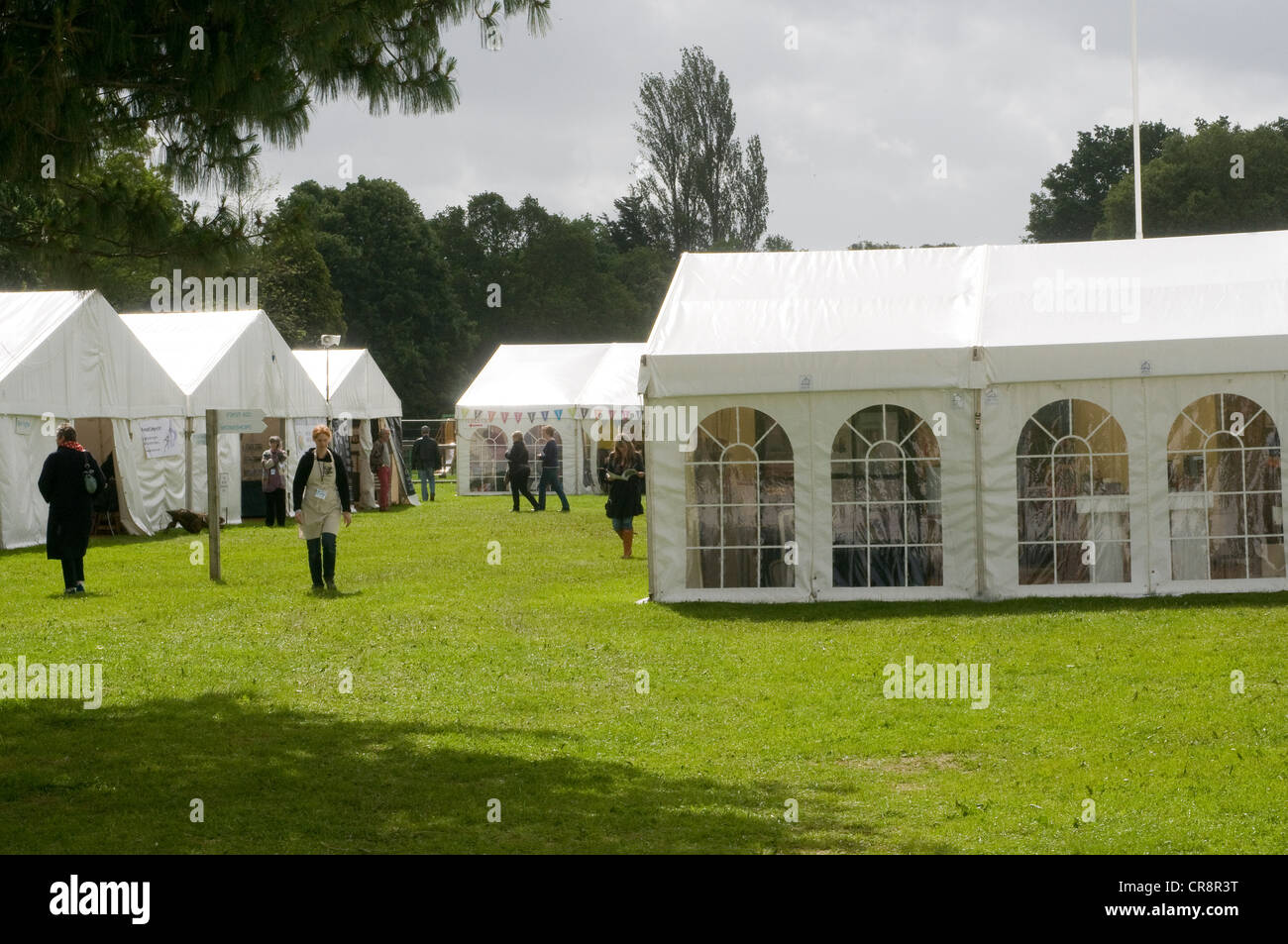 Craft fair, Festzelt, Bovey Tracey, Devon Stockfoto