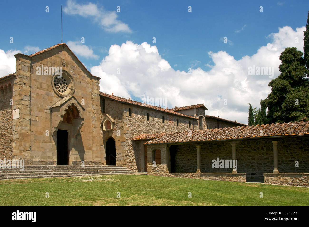San Francesco Monastery Fiesole Toskana Italien Stockfoto