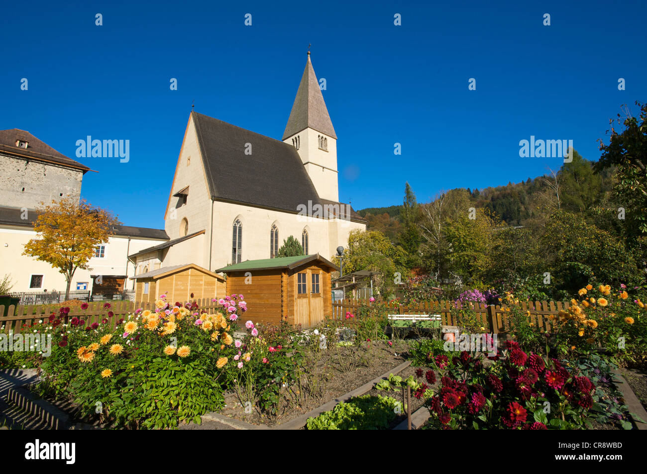 Kirche in Bischofshofen im Pongau, Salzburger Land, Österreich, Europa Stockfoto