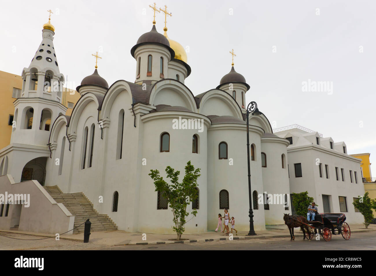 Russische orthodoxe Kirche in der Altstadt, Havanna, UNESCO-Weltkulturerbe, Kuba Stockfoto