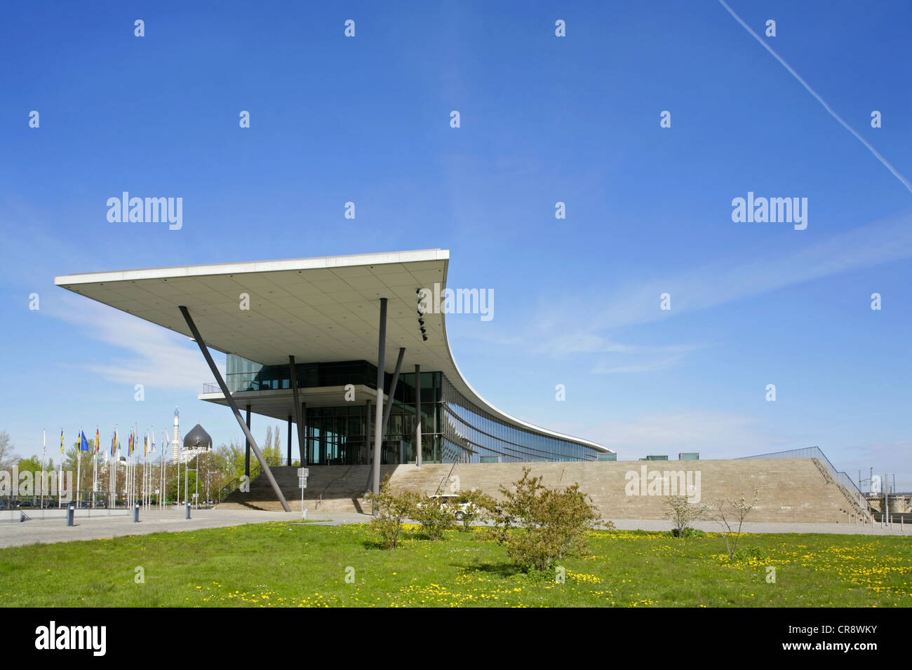 Der internationale Kongress Zentrum, Dresden, Sachsen, Deutschland. Stockfoto
