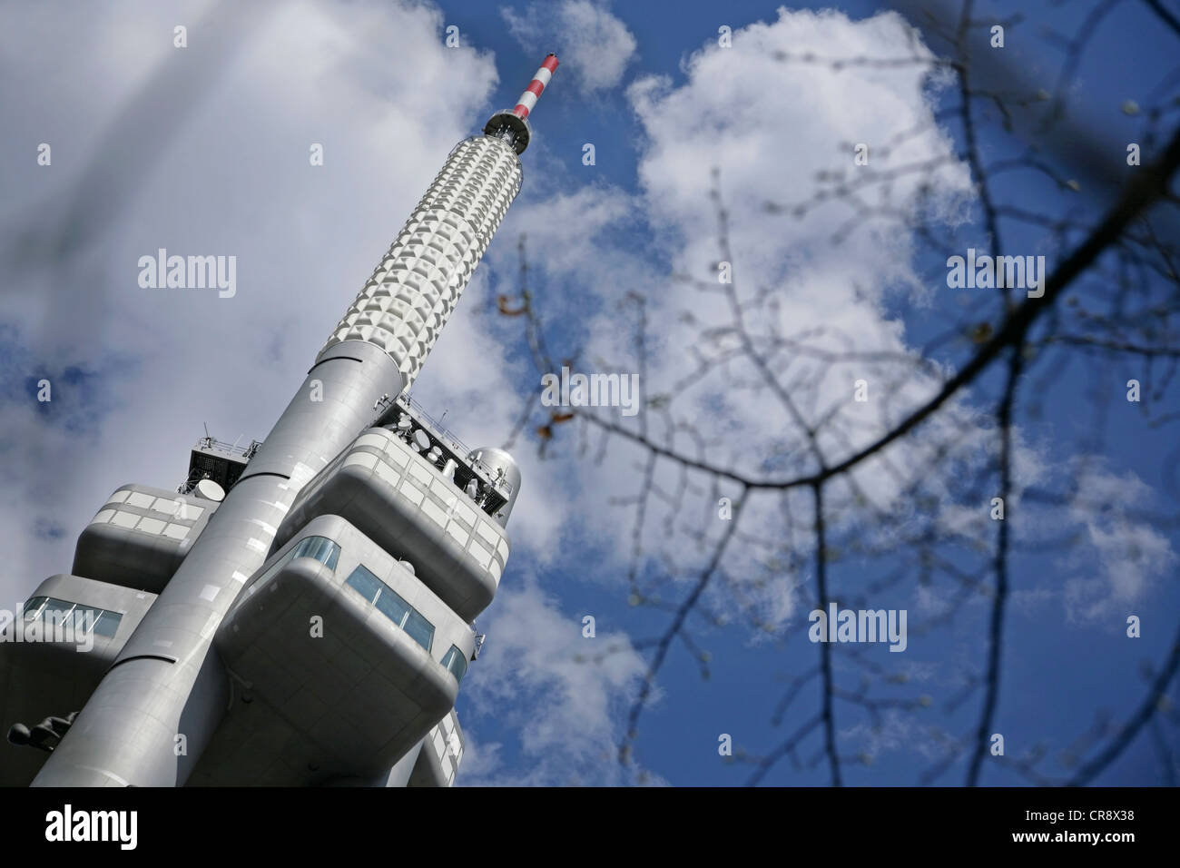 Prager Fernsehturm, Tschechien. Stockfoto