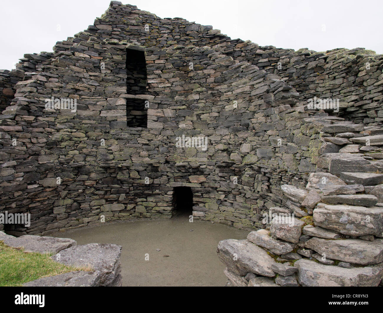 Dun Carloway Broch, Isle of Lewis, Schottland Stockfoto