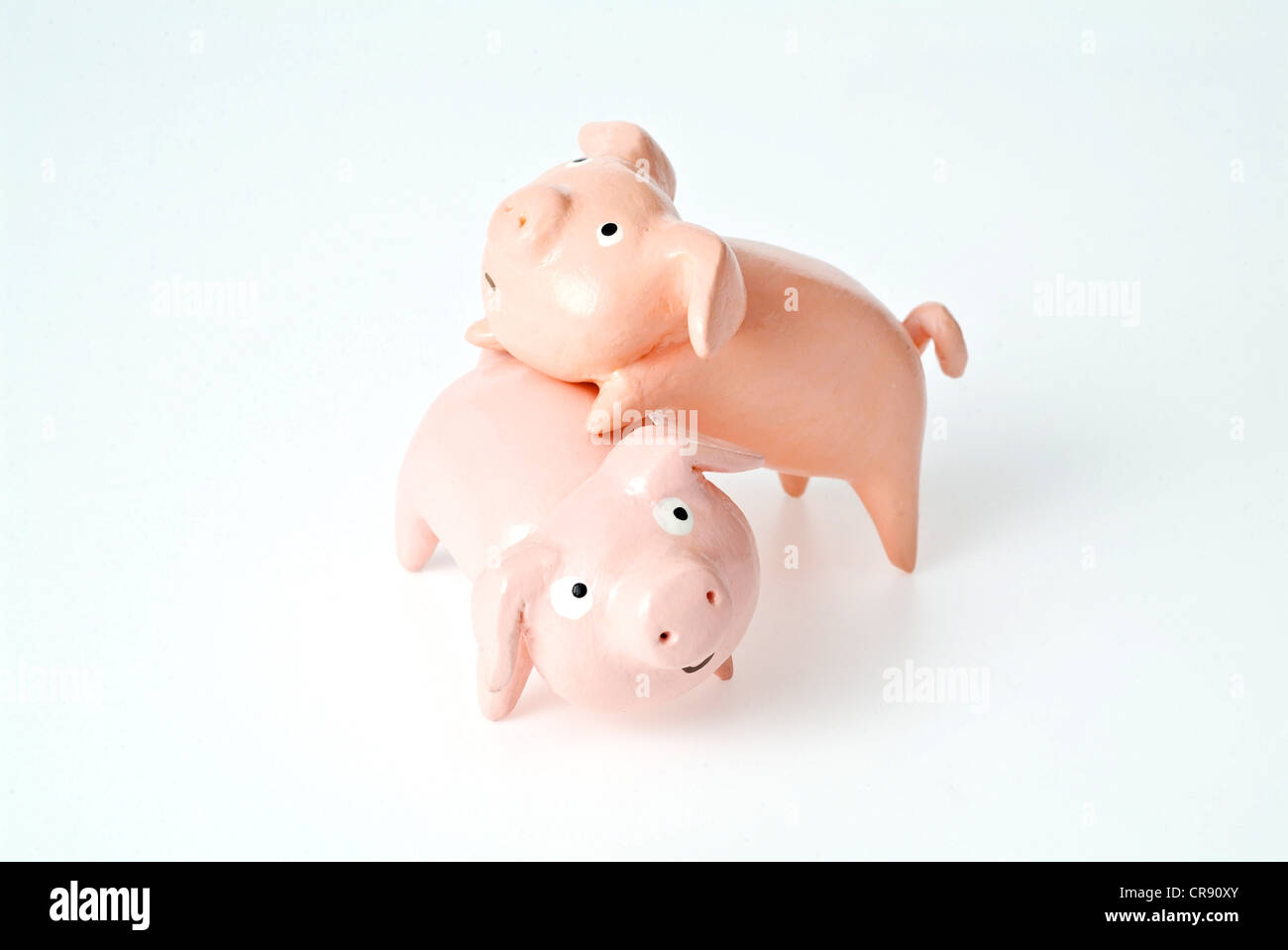 Schweine-Puppe Spielzeug Stockfoto