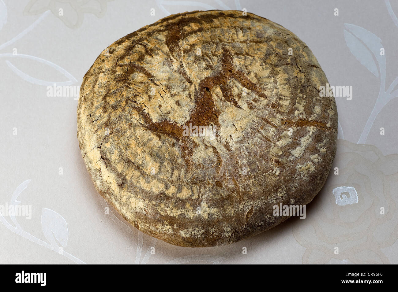 Französischen Bauernhof gebackenem Brot Stockfoto