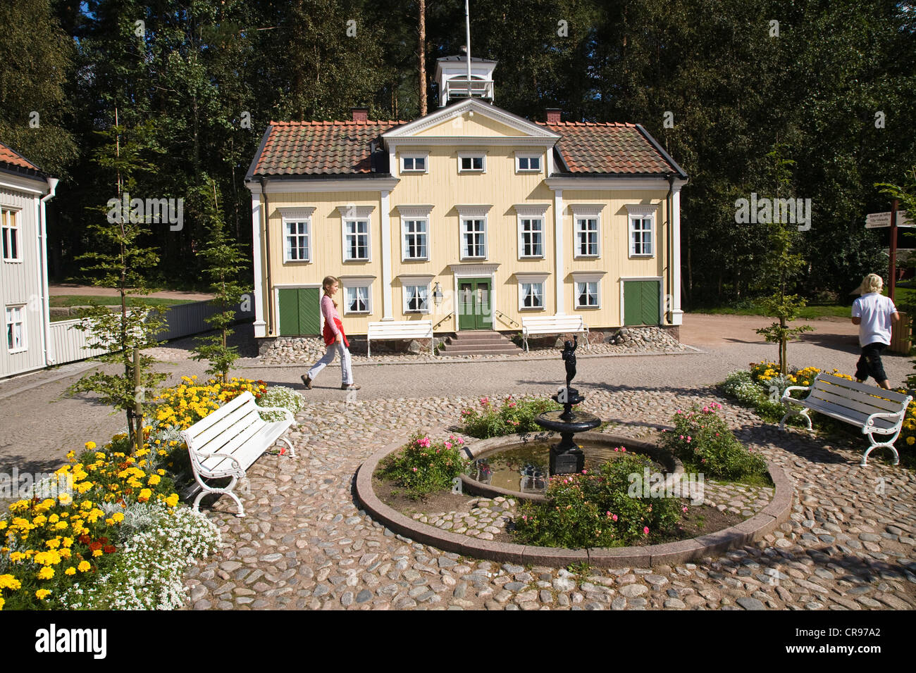 Astrid Lindgren Vaerld oder Astrid Lindgren World Themenpark, Vimmerby, Småland, Südschweden, Europa Stockfoto