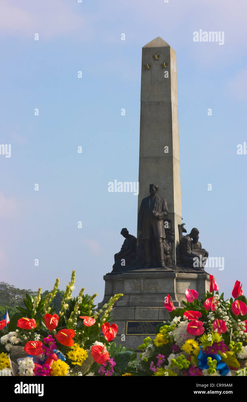 Rizal Denkmal, Manila, Philippinen Stockfoto