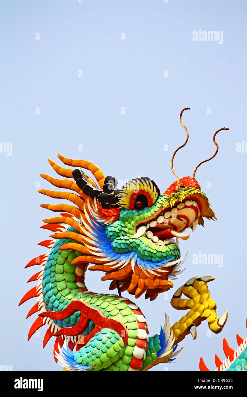 Chinesischer Drache ist ein Symbol des Kaisers Stockfoto