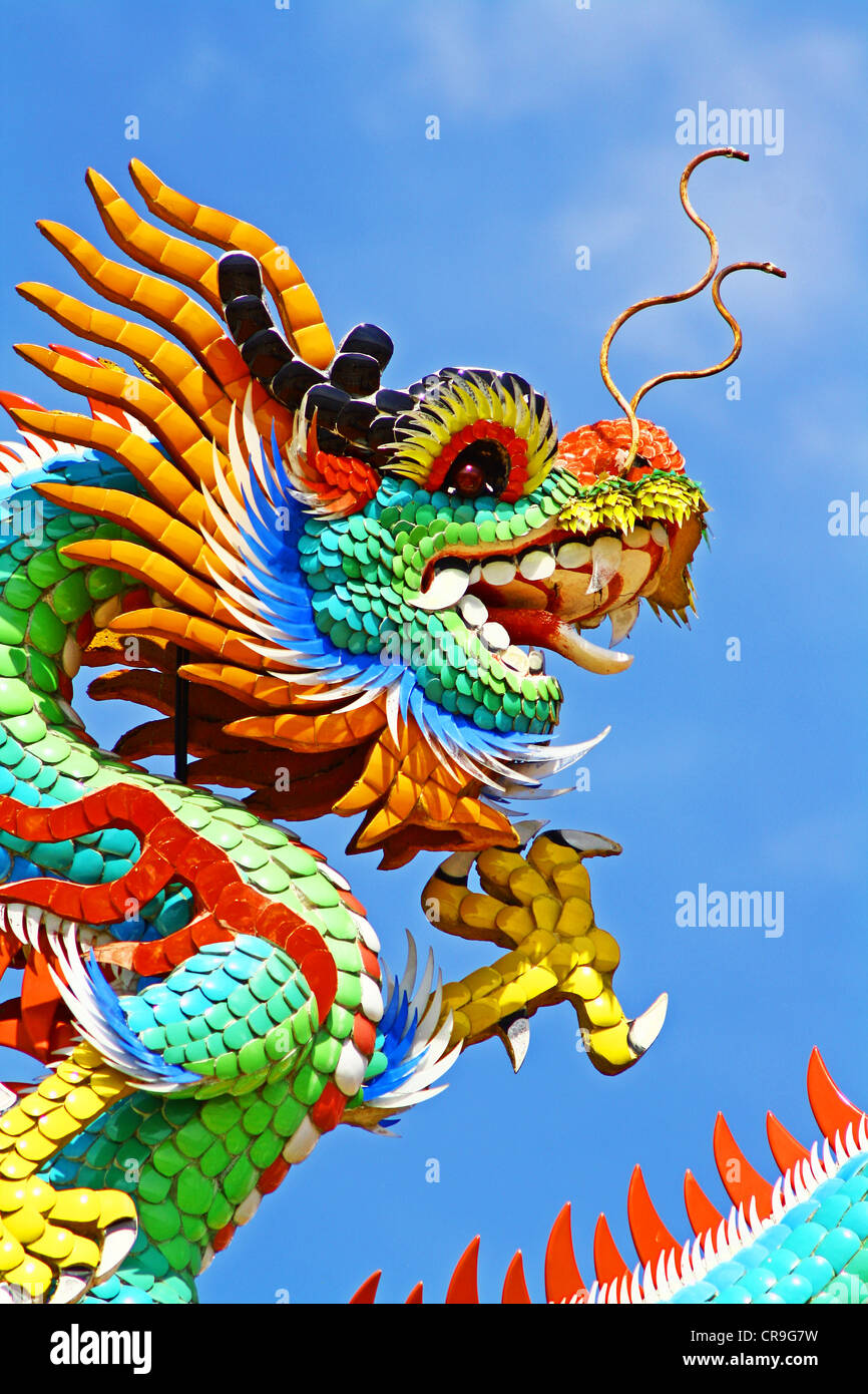 Chinesischer Drache ist ein Symbol des Kaisers Stockfoto
