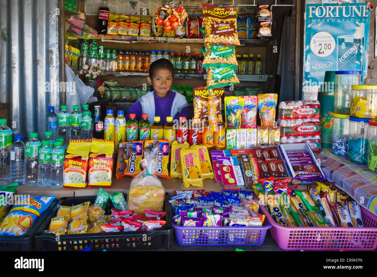 Dorfladen, Banaue, Ifugao Province, Philippinen Stockfoto