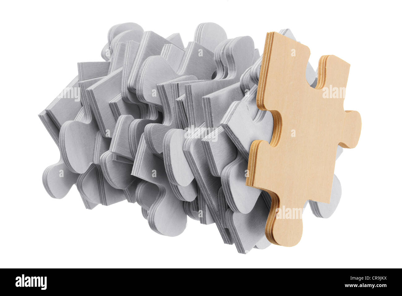 Jigsaw Puzzle-Teile Stockfoto