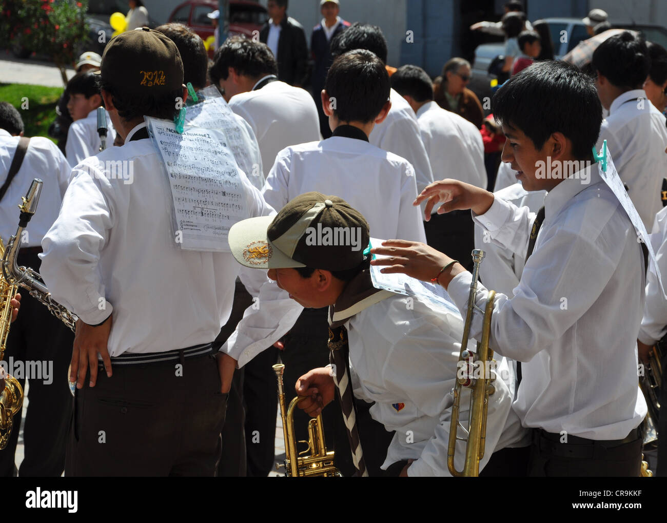 Cusco's Fiesta de la Virgen del Rosario Feier/Prozession - Cusco, Peru Stockfoto