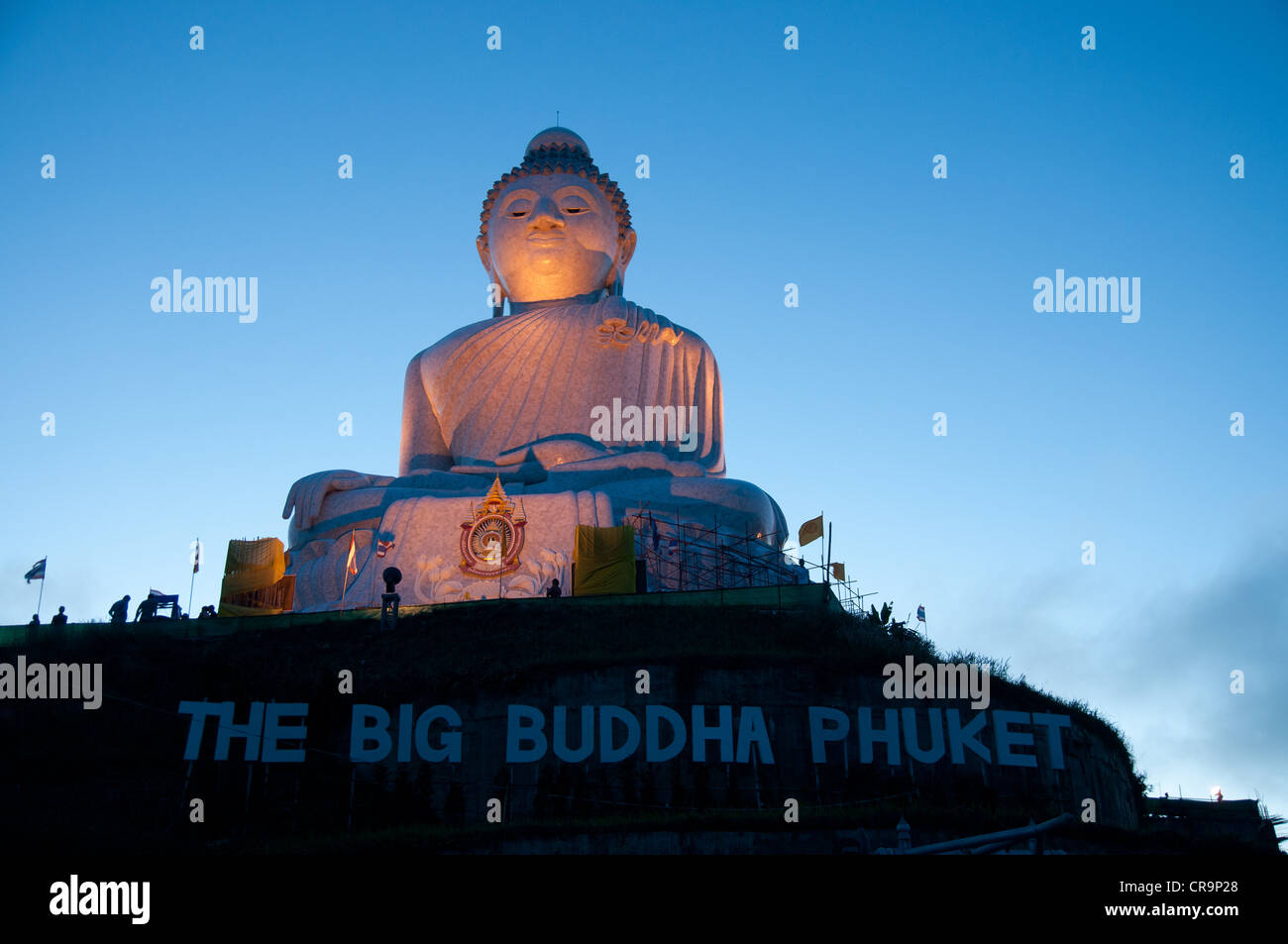 Der Big Buddha-Denkmal in der Morgendämmerung auf Phuket, Thailand Stockfoto