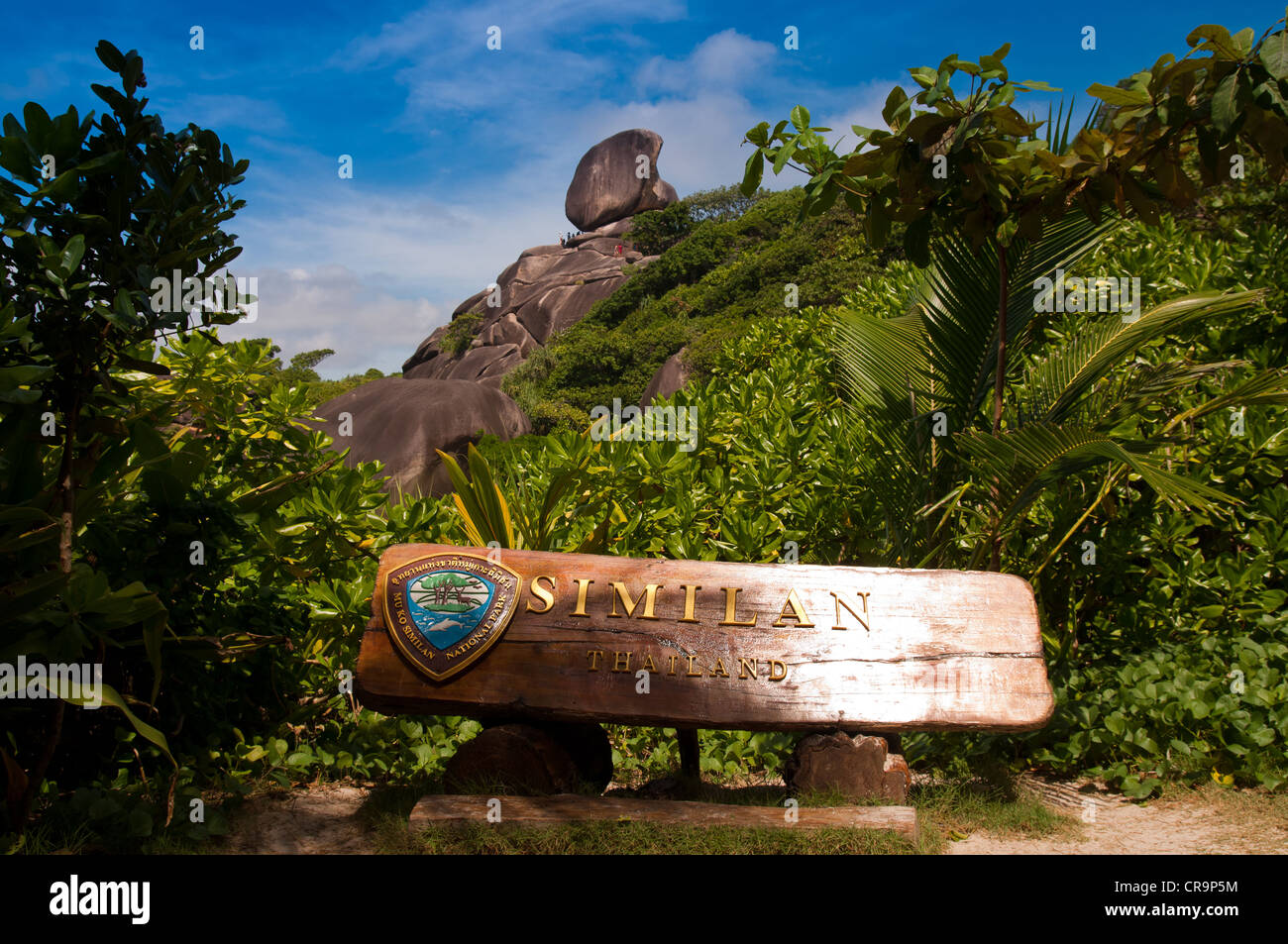 Sail Rock und Similan Insel anmelden Ko Similan #8, Thailand Stockfoto