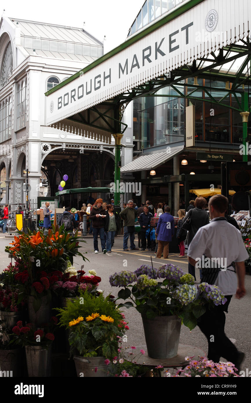 Borough Market, Southwark, London, England, Vereinigtes Königreich Stockfoto