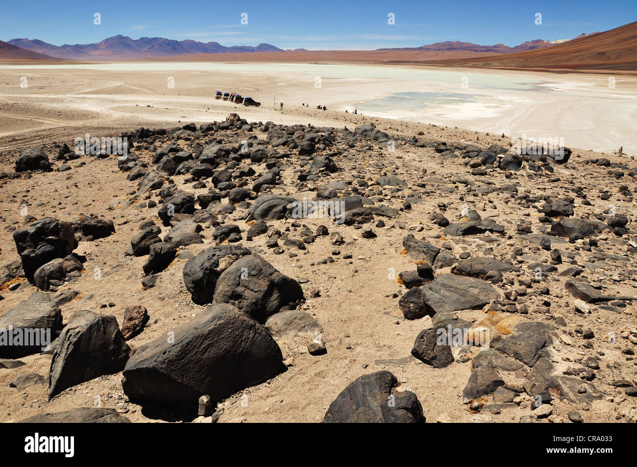Laguna Verde - Bolivien Stockfoto