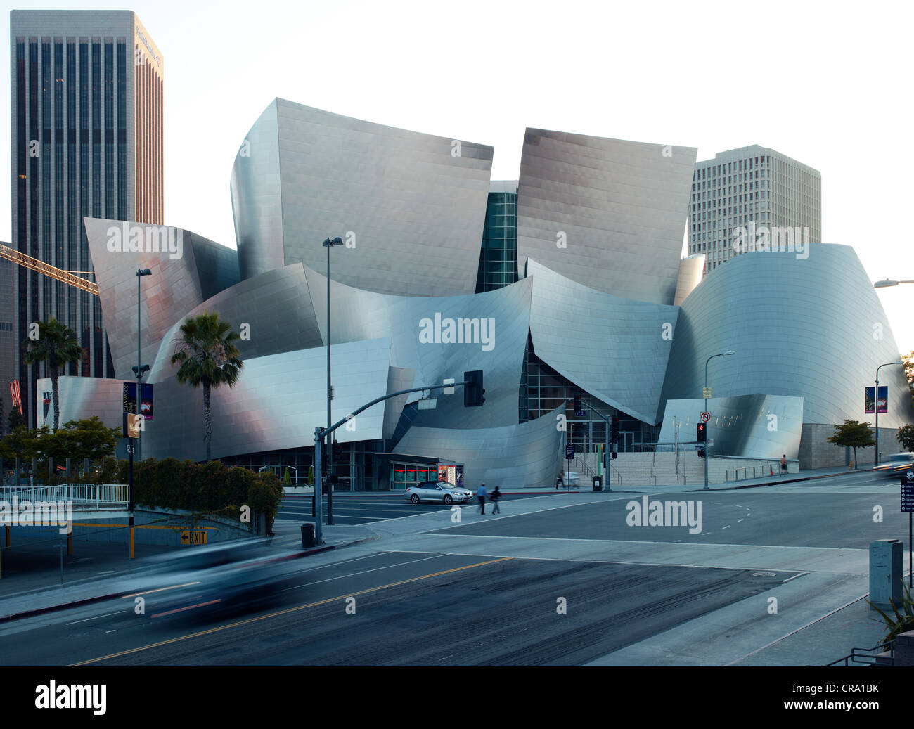 Walt Disney Concert Hall Downtown Los Angeles Kunstbezirk Stockfoto