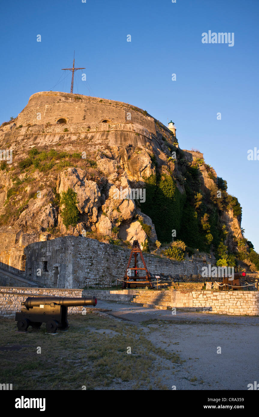 Alte Festung Korfu Altstadt Stockfoto