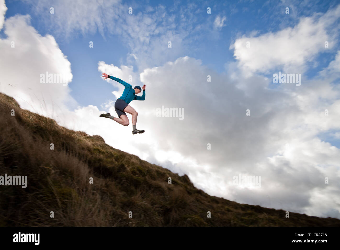Fiel im Peak District, England ausgeführt Stockfoto