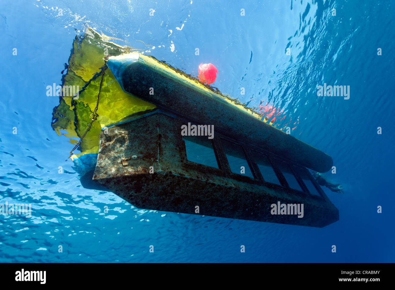 Sindbad Yello Submarine, Makadi Bay, Hurghada, Ägypten, Rotes Meer, Afrika Stockfoto