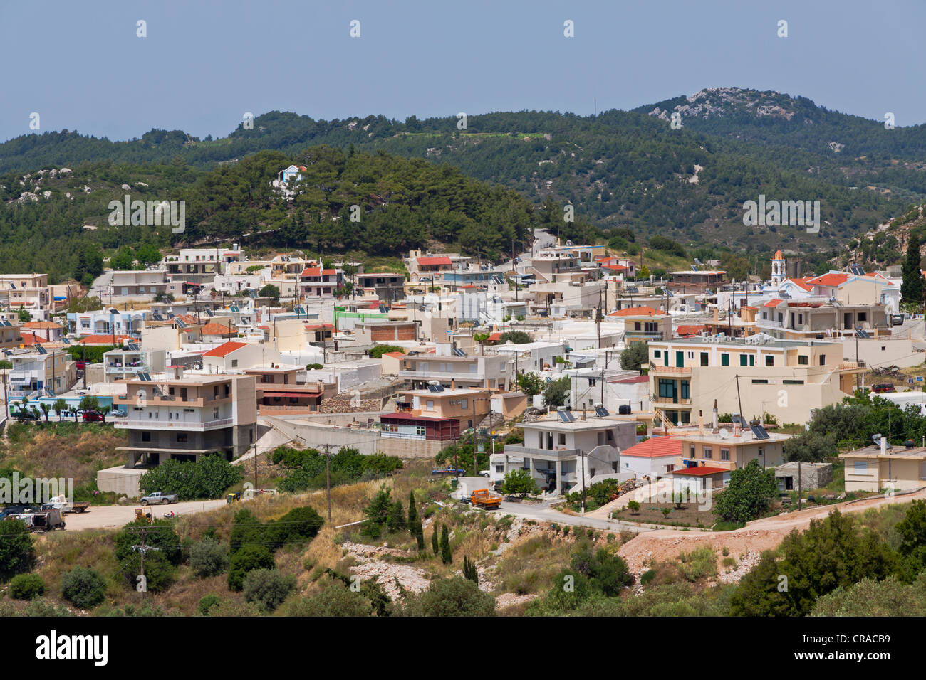 Embonas, der Weinhauptstadt von Rhodos, Griechenland, Europa