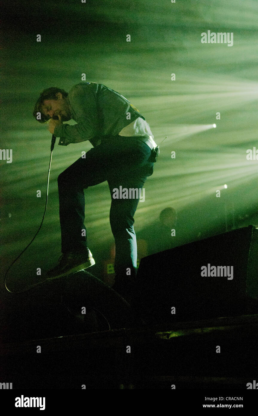 Ricky Wilson, Lead-Sänger von The Kaiser Chiefs Stockfoto