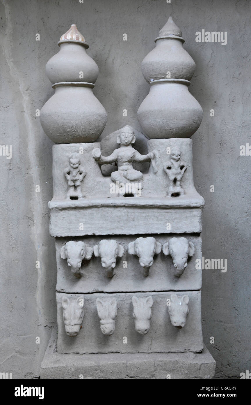 Adivasi Altar, Swamimalai, Tamil Nadu, Südindien, Indien, Asien Stockfoto