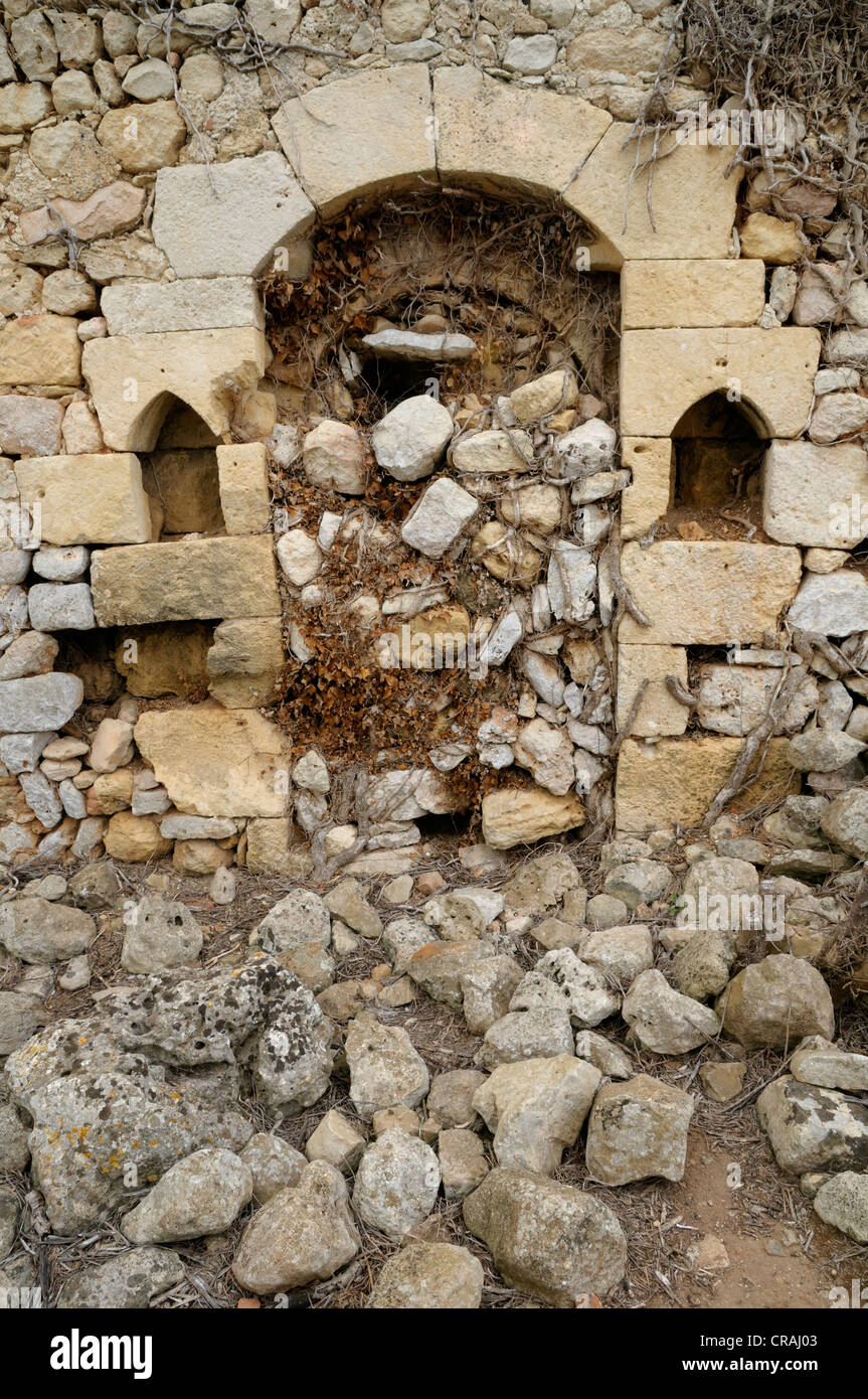 Wohnimmobilien aus dem 17. Jahrhundert, historische Stätte, Torralba d ' en Salort, Menorca, Balearen, Spanien, Europa Stockfoto