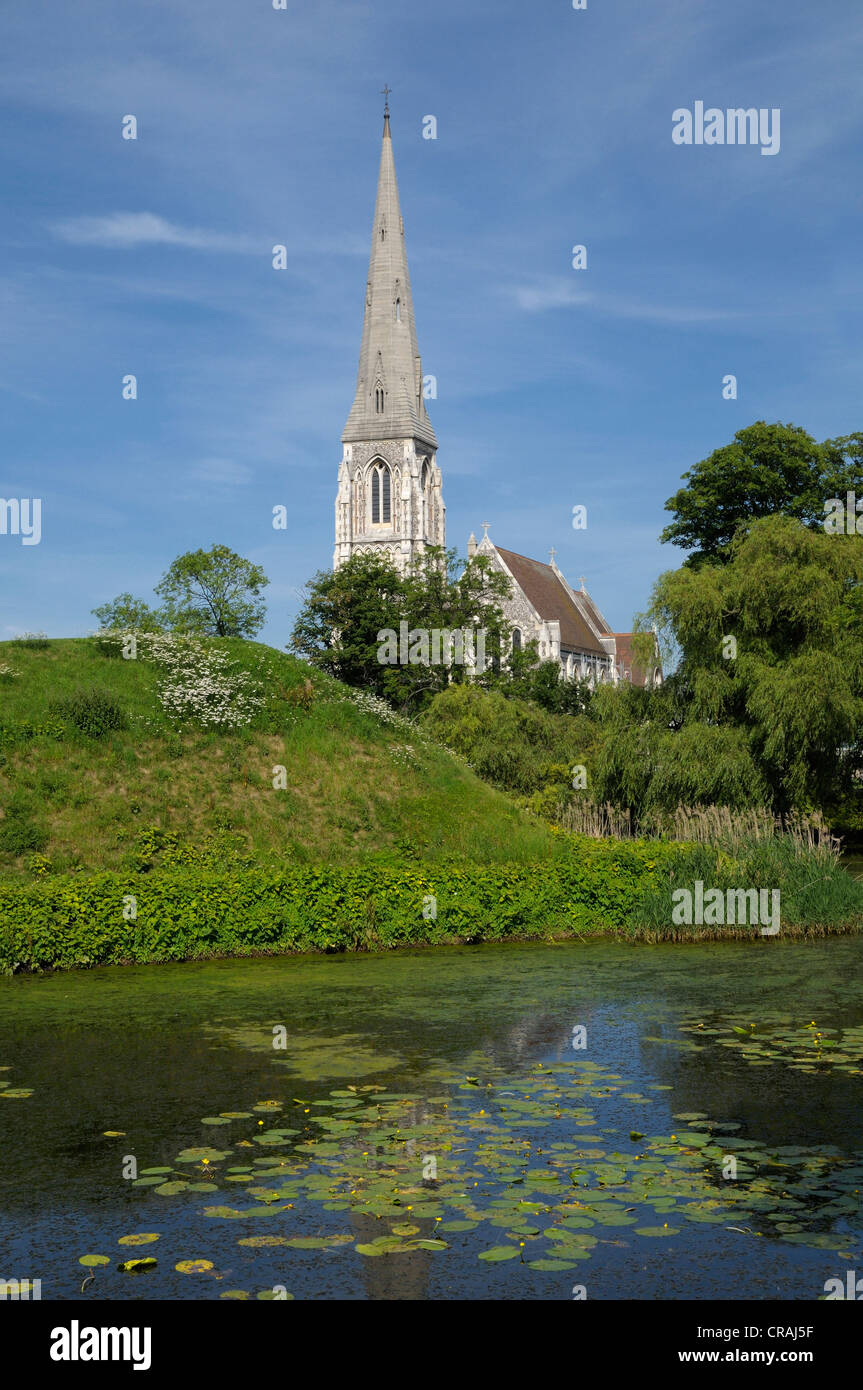 Skt. Albans Kirke oder Kirche von St. Alban, Kopenhagen, Dänemark, Skandinavien, Europa, PublicGround Stockfoto