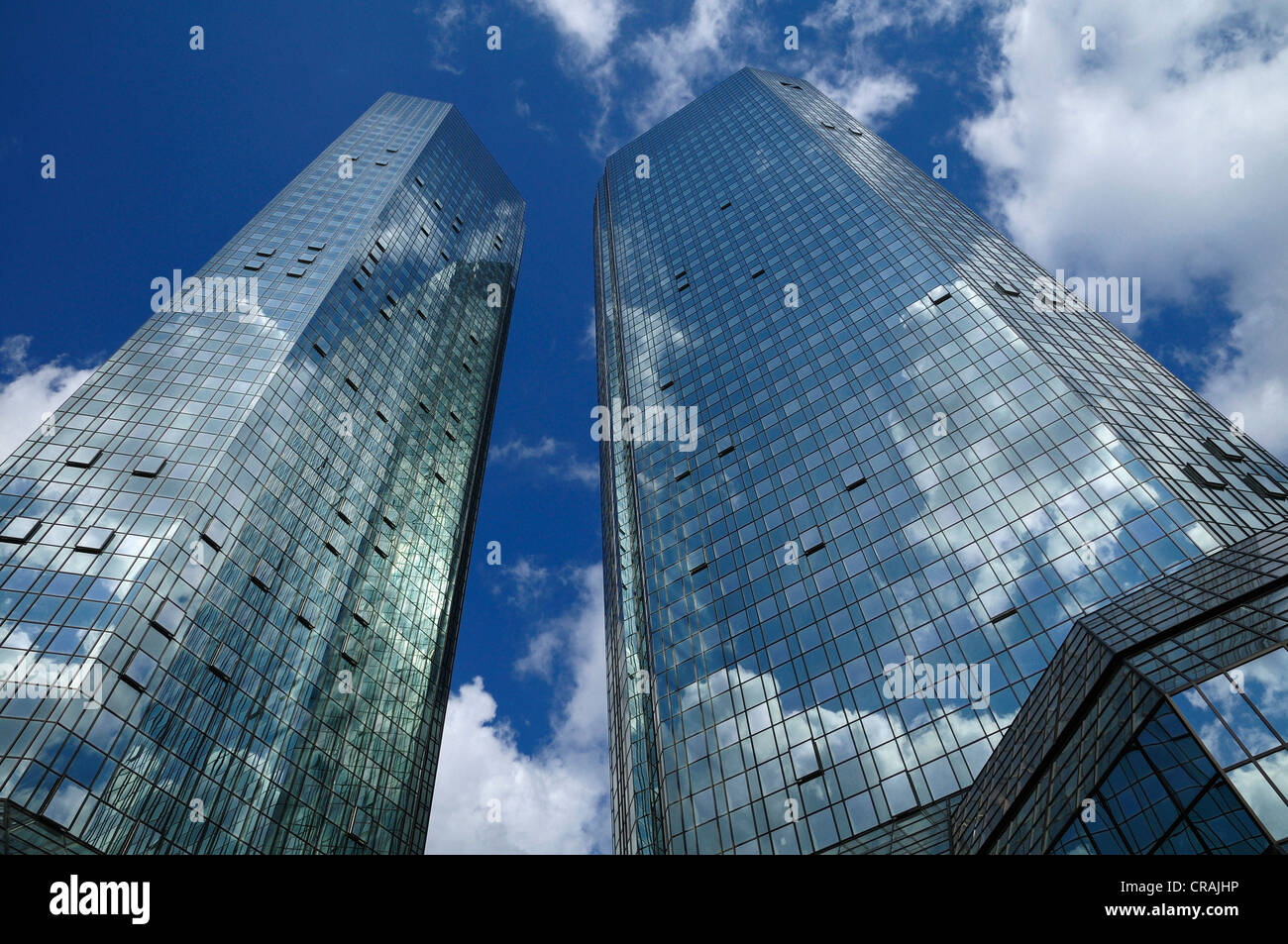 Deutsche Bank Building, Frankfurt Am Main, Hessen, Deutschland, Europa Stockfoto