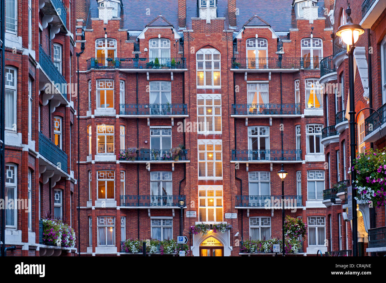 Gebäude, Marylebone, London, England, Vereinigtes Königreich, Europa Stockfoto