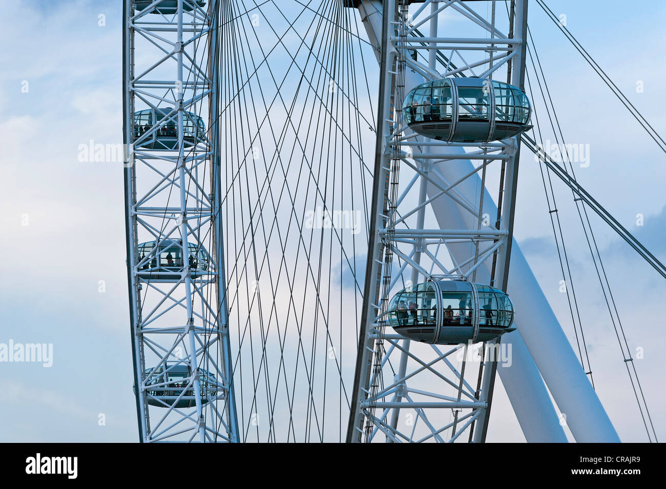 London Eye, London, England, Vereinigtes Königreich, Europa Stockfoto