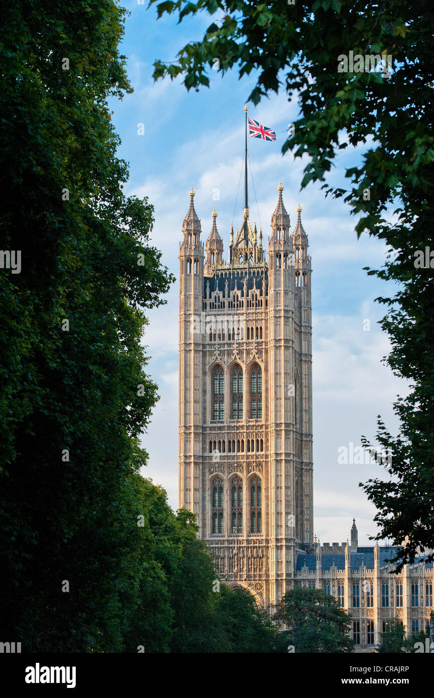 Häuser des Parlaments, Palace of Westminster, London, England, Vereinigtes Königreich, Europa Stockfoto