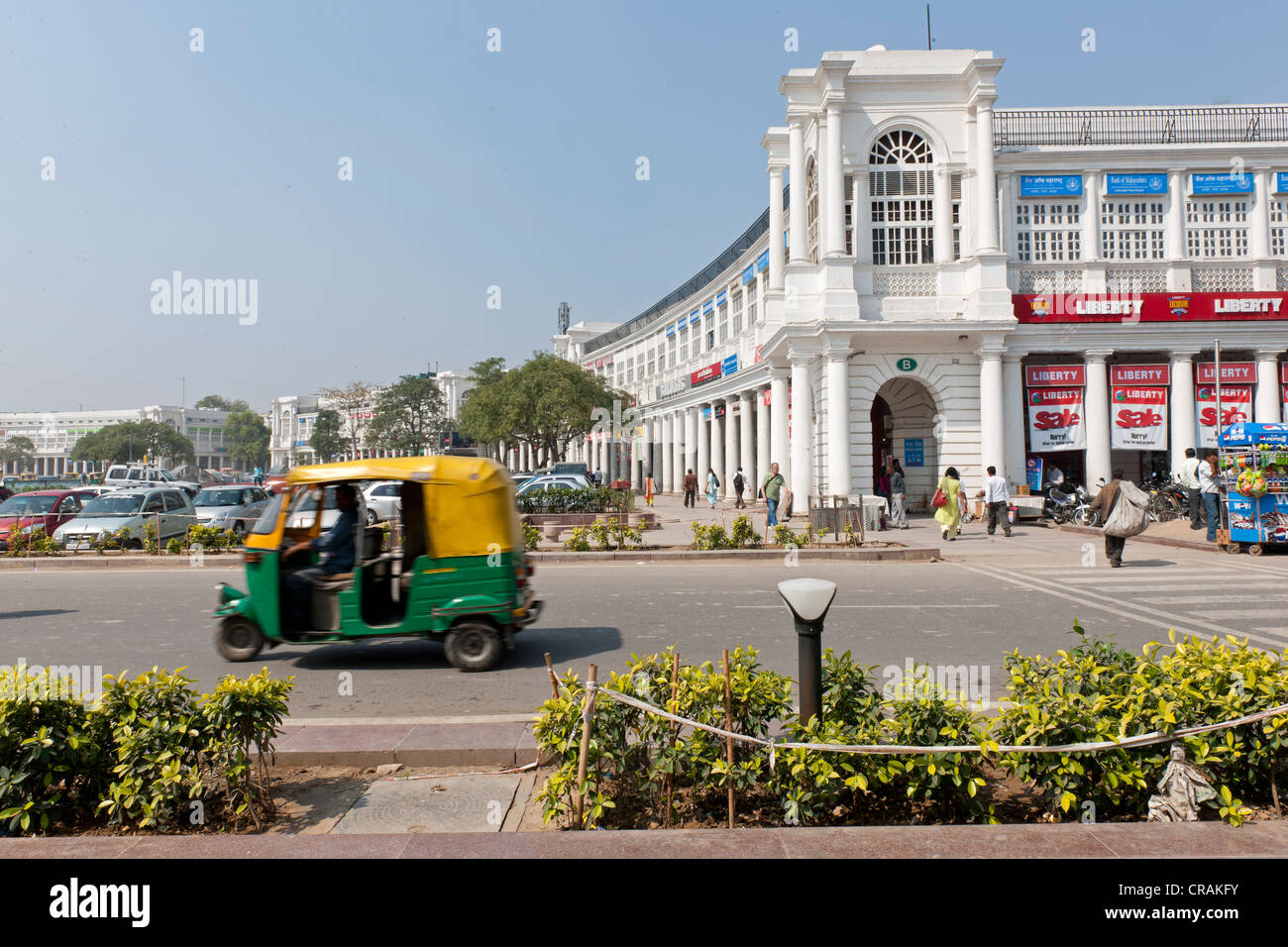 Connaught Place, Neu Delhi, Nordindien, Indien, Asien Stockfoto