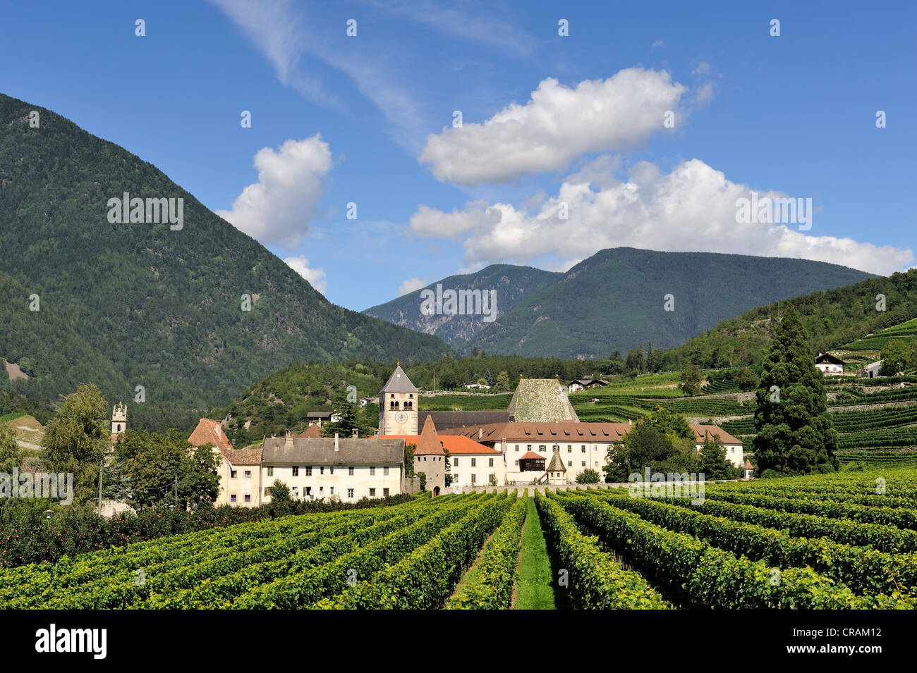 Neustift Abbey, in der Nähe von Brixen, Südtirol, Provinz Bozen, Italien, Europa Stockfoto
