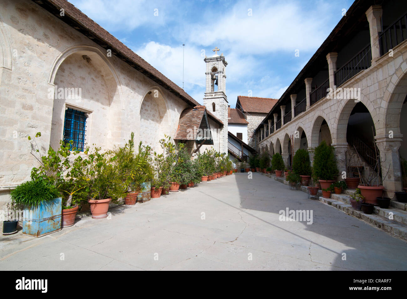 Stavros-Kloster in Omodos, Zypern Stockfoto