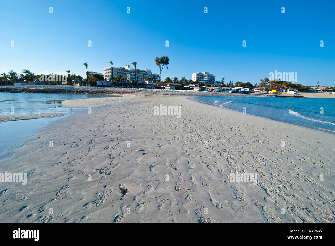 Nissi Beach, Ayia Napa, Zypern Stockfoto