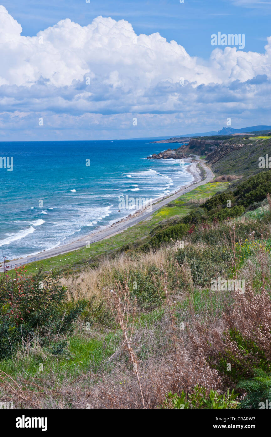 Küste, Halbinsel Karpas, türkischen Teil von Zypern Stockfoto