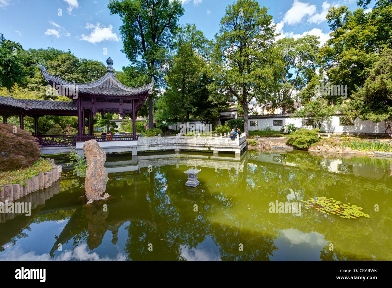 Bethmann Park, chinesischer Garten, Frankfurt am Main, Hessen