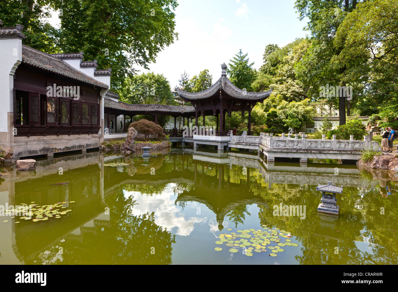 Bethmann Park, chinesischer Garten, Frankfurt am Main, Hessen