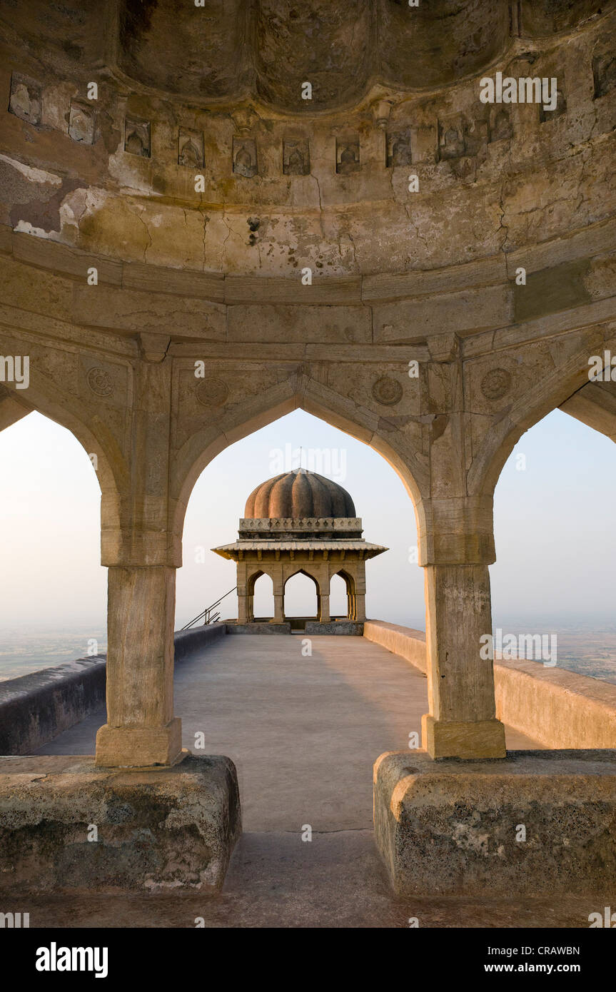 Roopmati Pavillon, Mandu, Madhya Pradesh, Indien, Asien Stockfoto