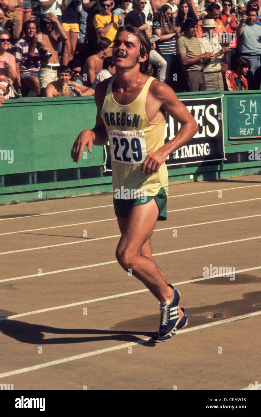 Steve Prefontaine im Wettbewerb der 1972 uns Olympiabahn und