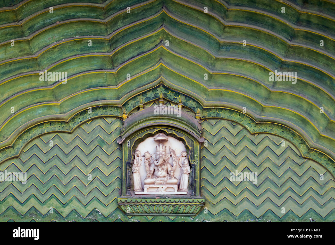 Ganesha, Stadtschloss, Jaipur, Rajasthan, Indien, Asien Stockfoto