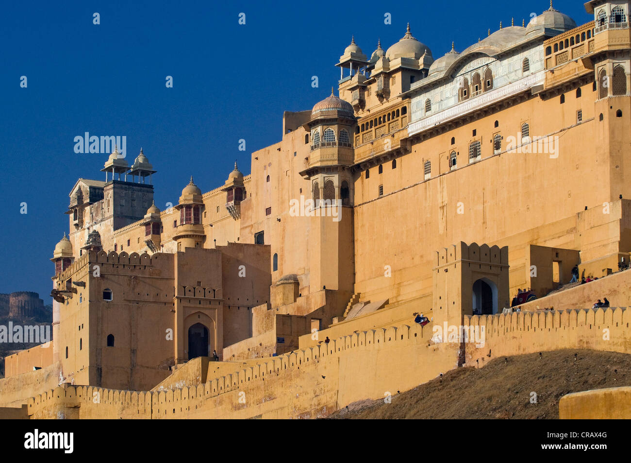 Amber Fort Festung, Bernstein, in der Nähe von Jaipur, Rajasthan, Indien, Asien Stockfoto
