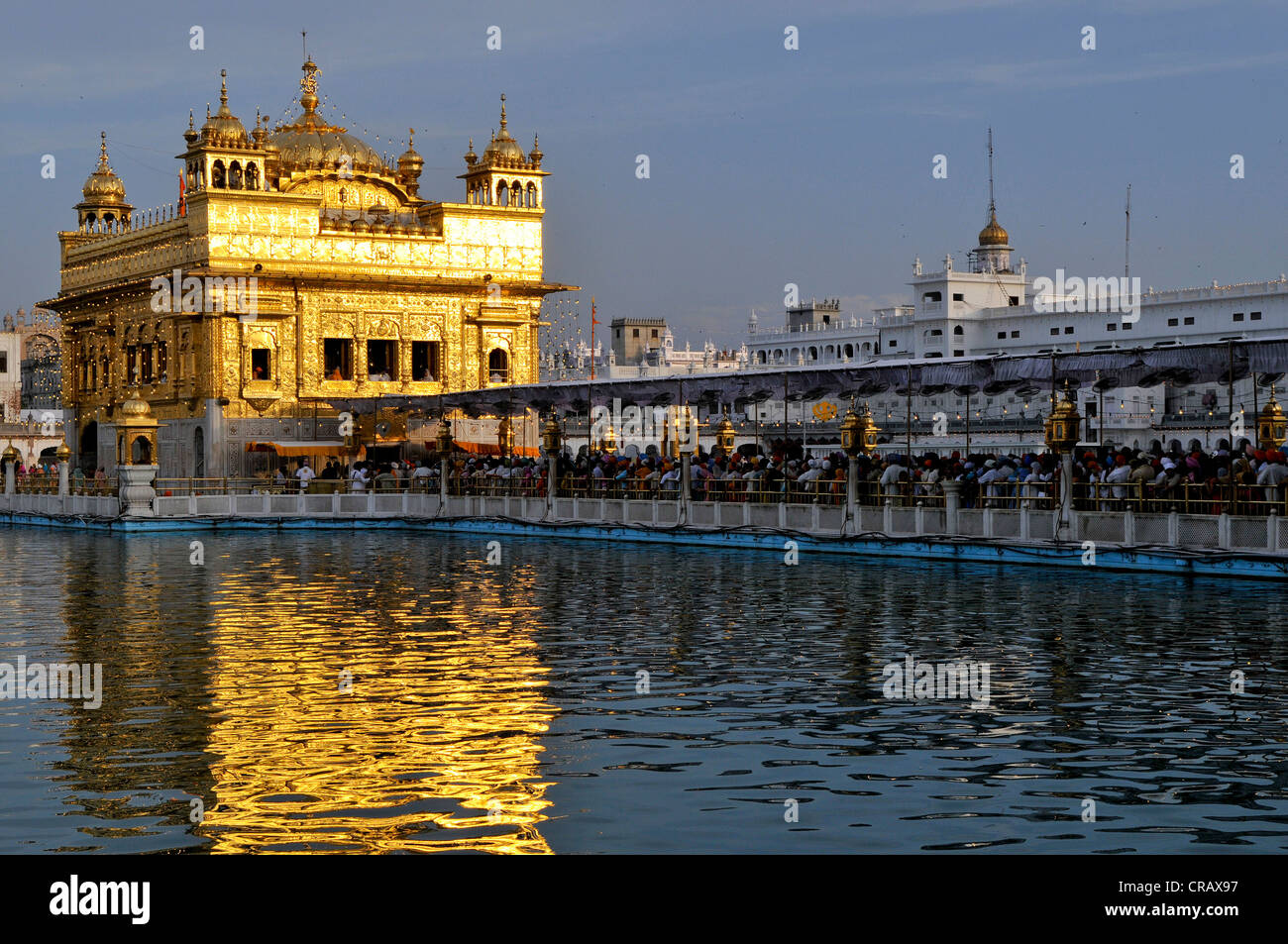 Harmandir Sahib oder Goldener Tempel, Amritsar, Punjab, Indien, Asien Stockfoto