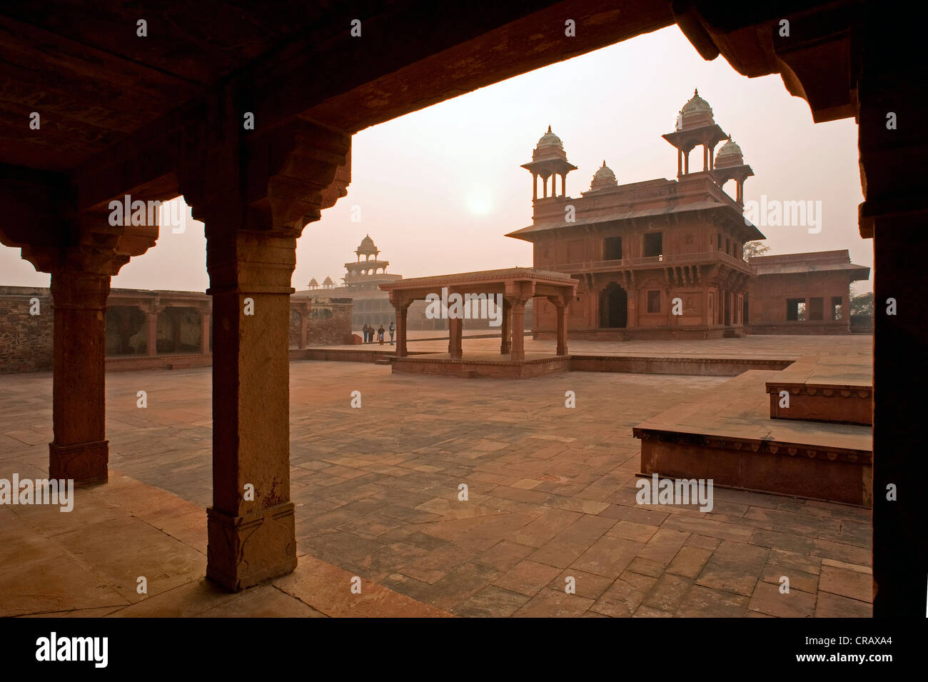 Königspalast, Fatehpur Sikri, UNESCO-Weltkulturerbe in Agra, Uttar Pradesh, Indien, Asien Stockfoto