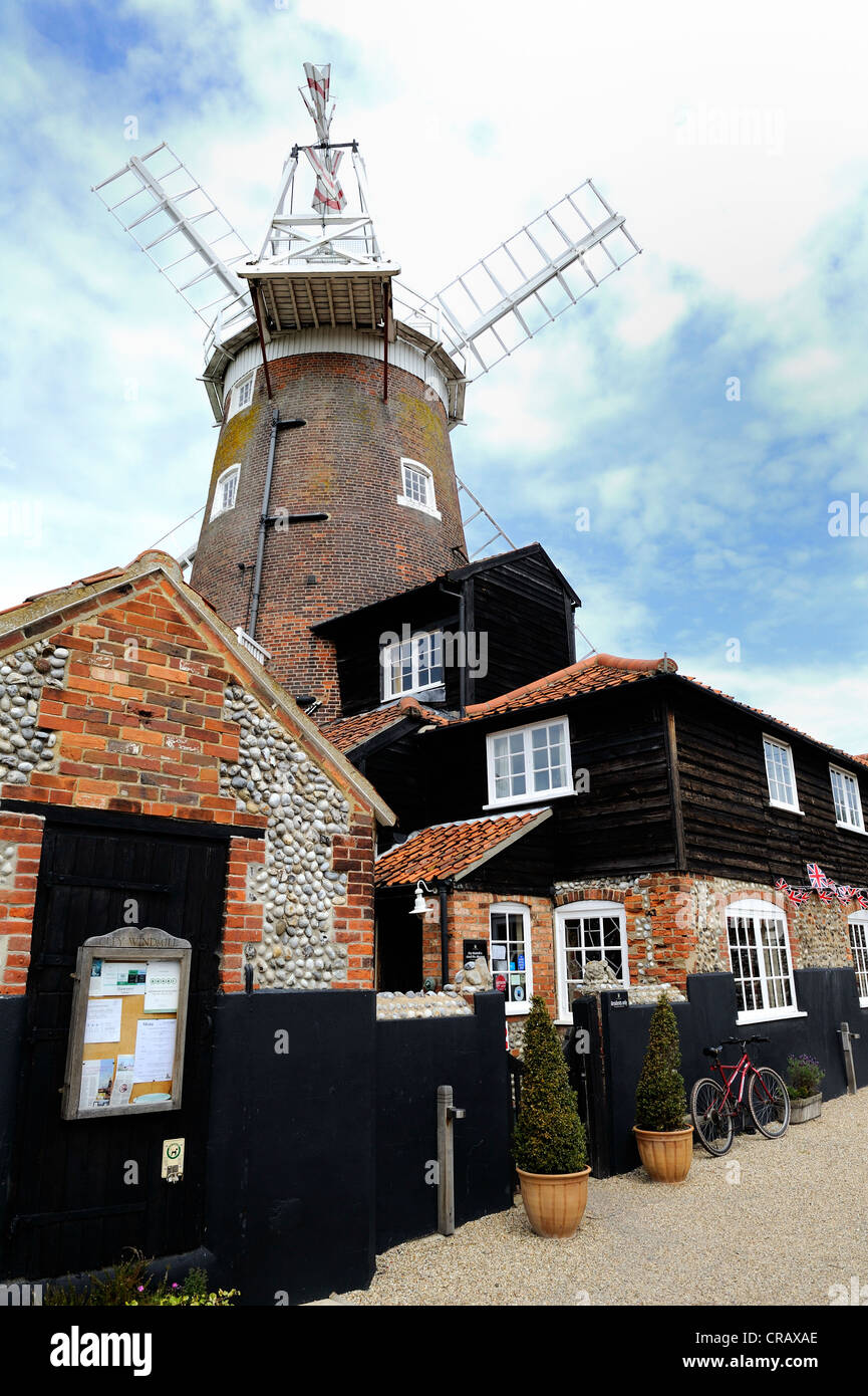 Cley Windmühle in North Norfolk, England. Stockfoto